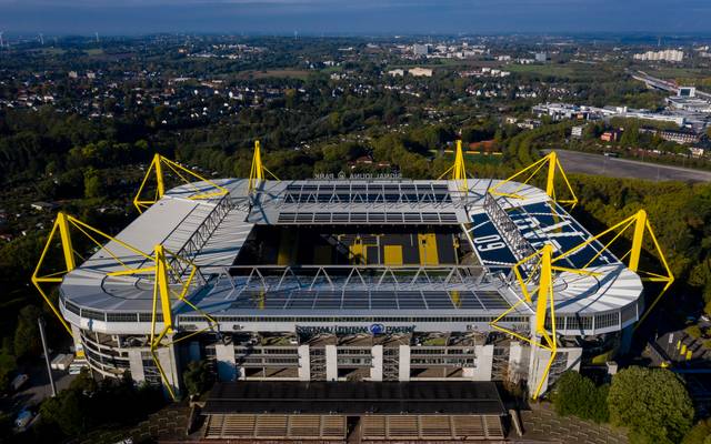 Das BVB-Stadion "Signal Iduna Park" in Dortmund