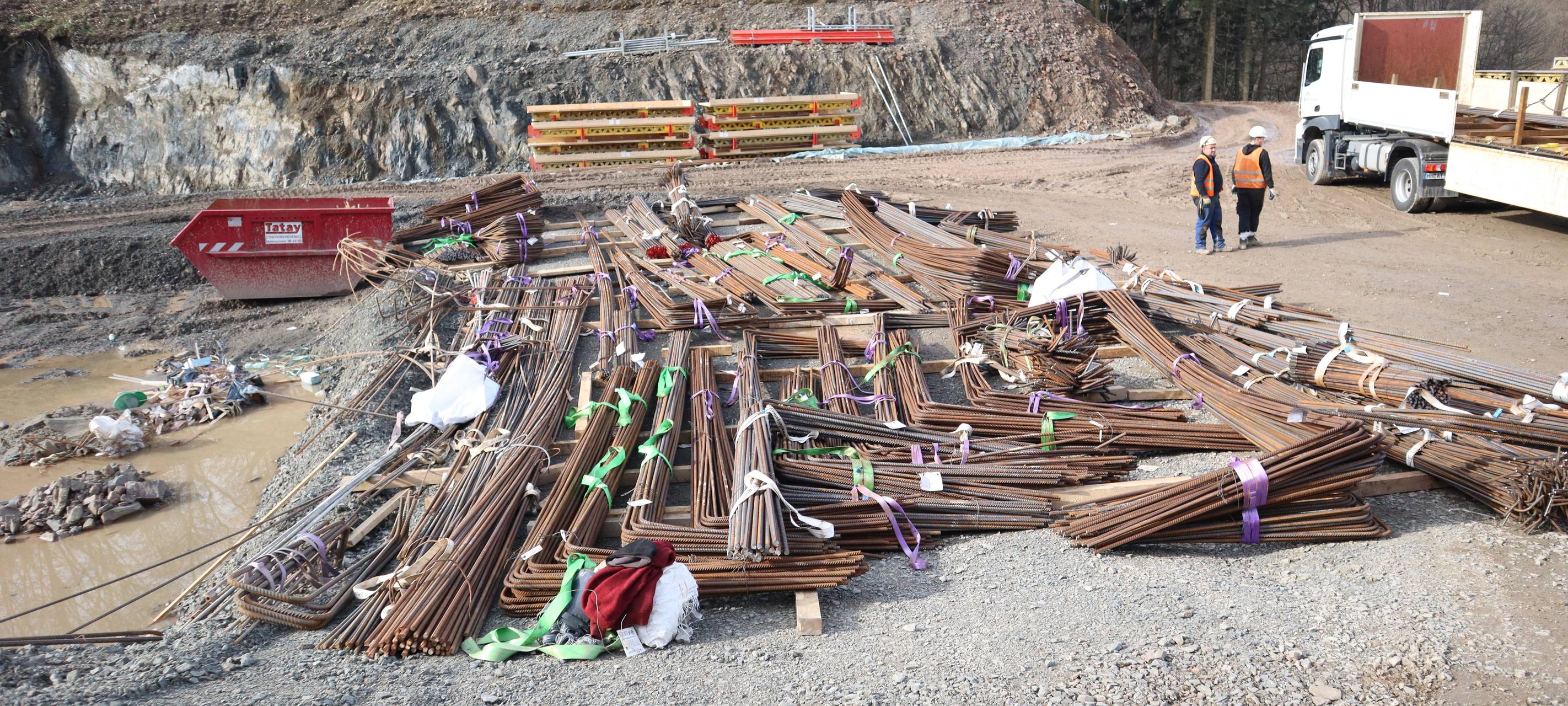 Ein Jahr Brückensprengung in Lüdenscheid: Arbeiten im Zeitplan