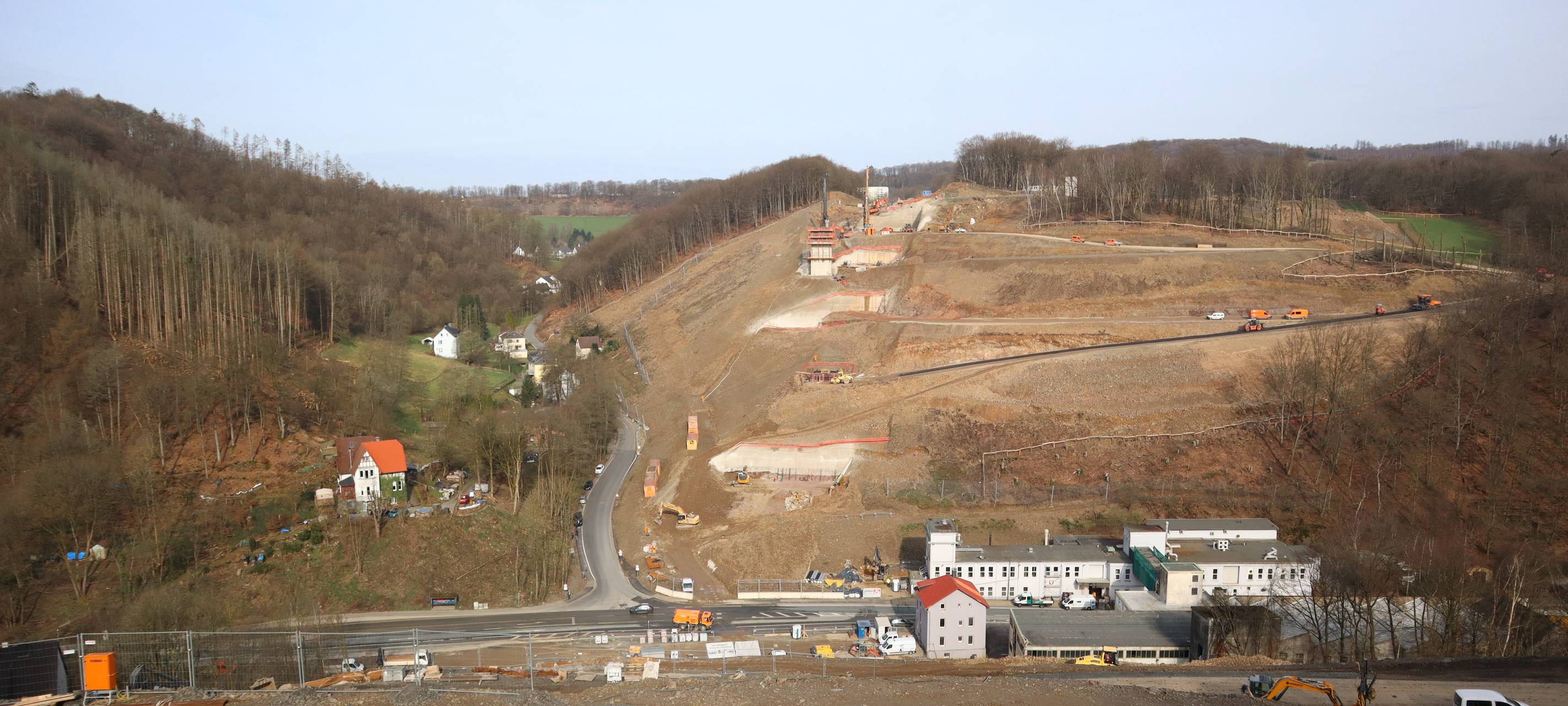 Ein Jahr Brückensprengung in Lüdenscheid: Arbeiten im Zeitplan