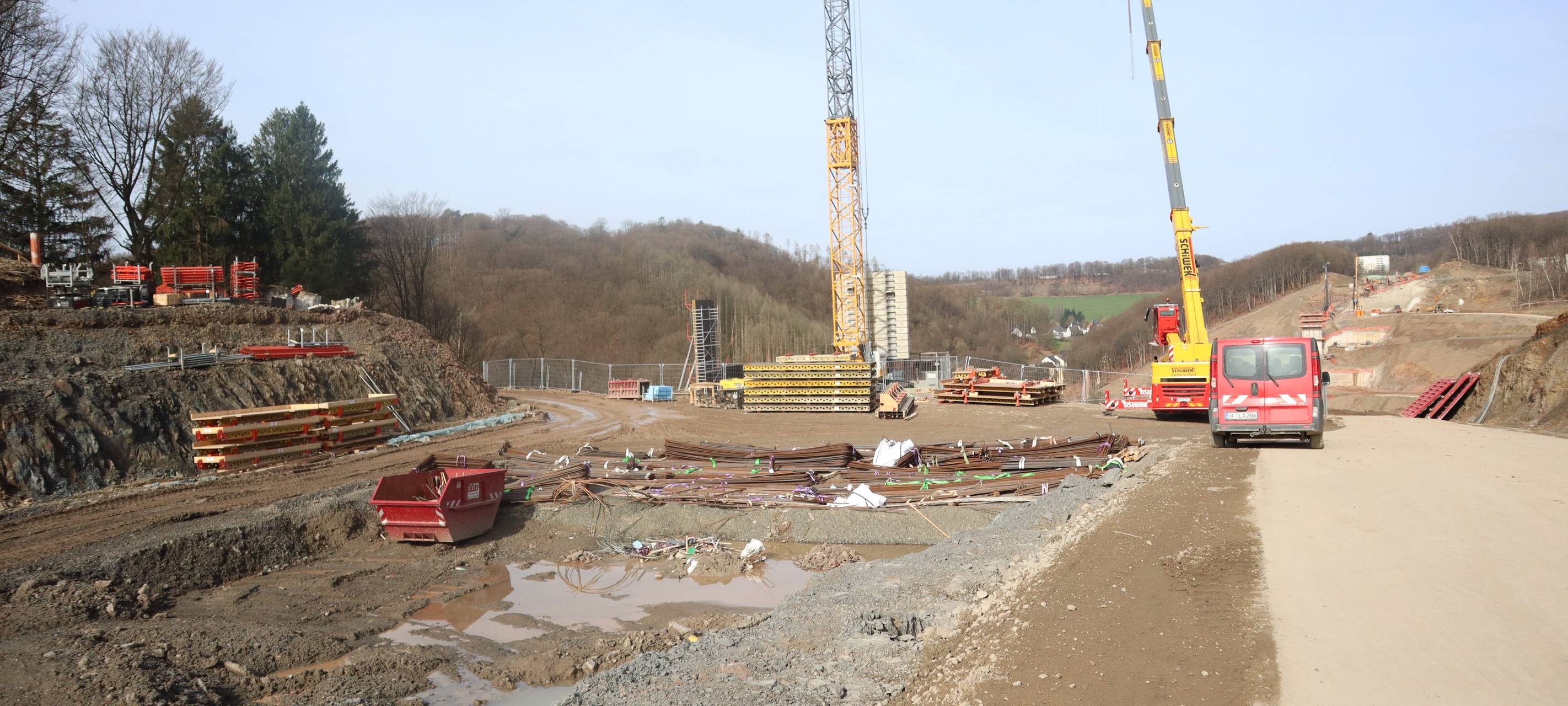 Ein Jahr Brückensprengung in Lüdenscheid: Arbeiten im Zeitplan