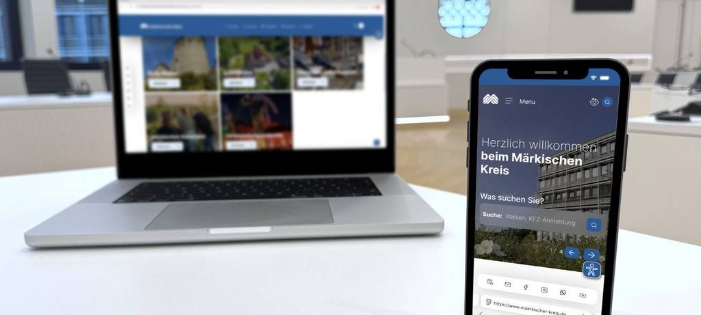 Märkischer Kreis mit neuer Homepage