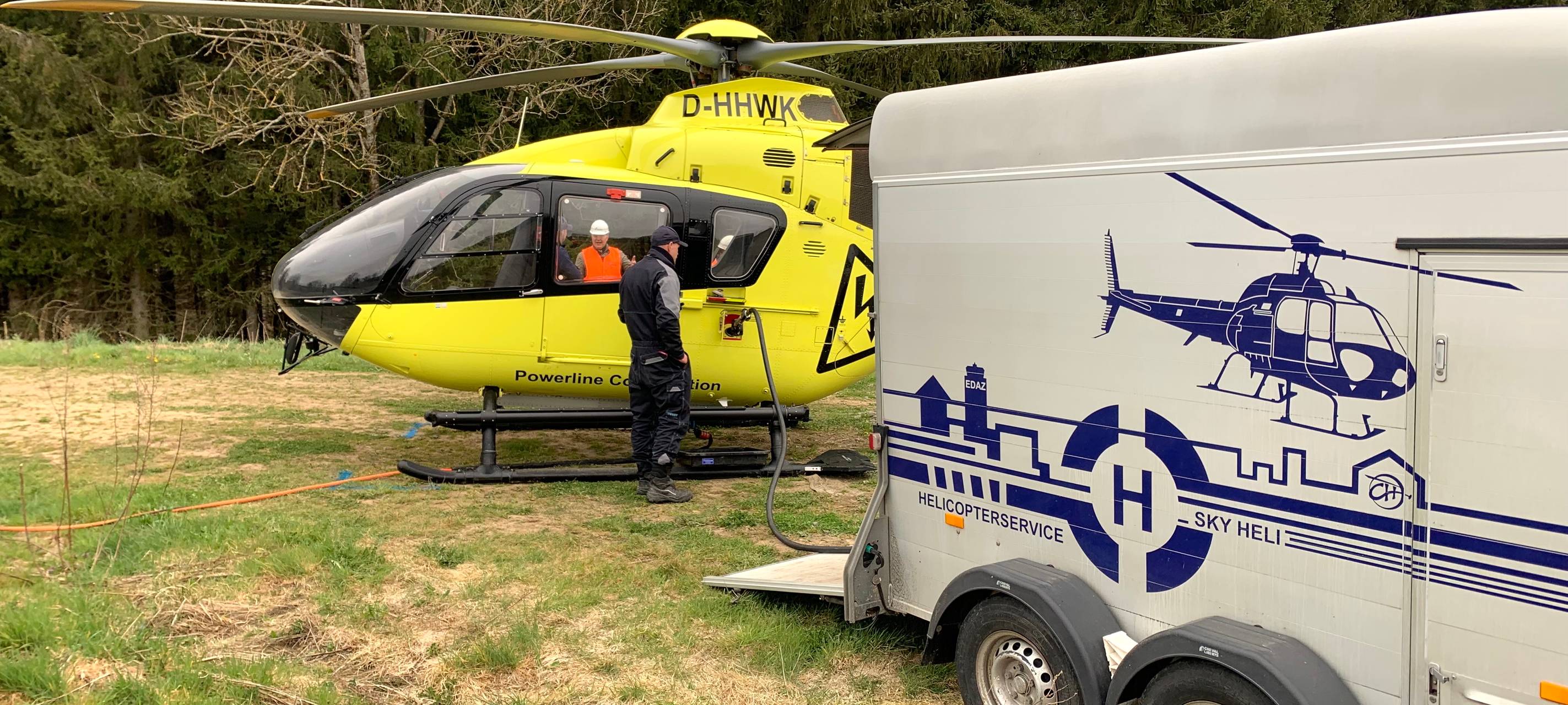 Hubschrauberarbeiten in Lüdenscheid fertig