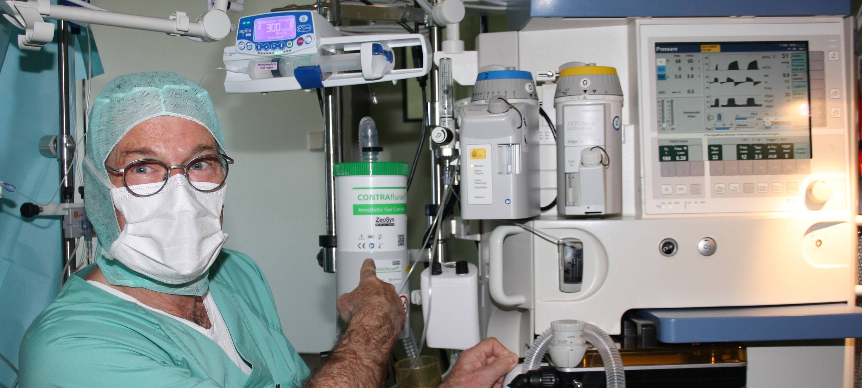 Hemer: Klinik recycelt Narkosegas