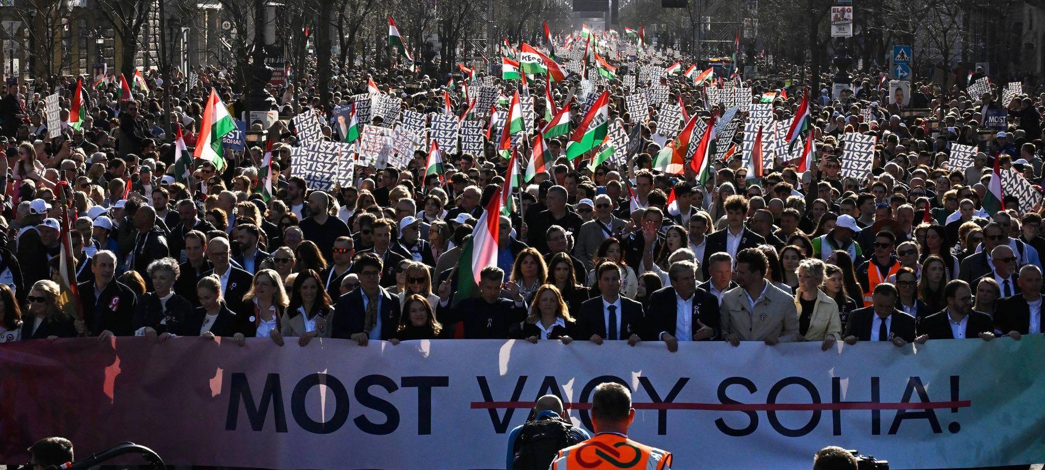 Ungarn Nationalfeiertag - Demonstration der Opposition