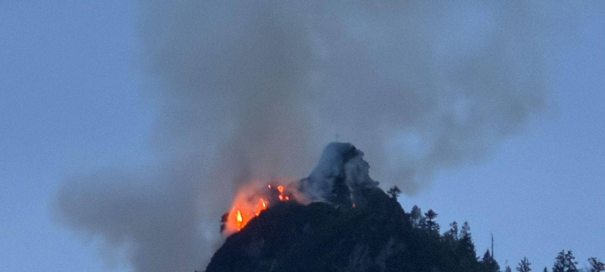 Waldbrand bei Ruhpolding