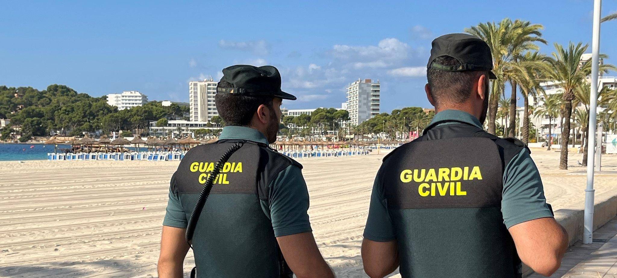 Beamte der Polizeieinheit Guardia Civil auf Mallorca.